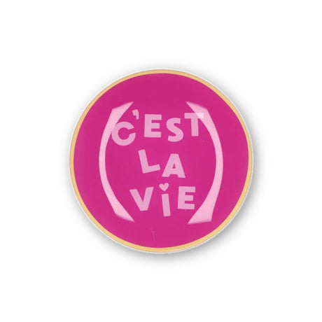 Кръгла чиния 'C'est La Vie'