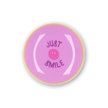 Кръгла чиния 'Just Smile'