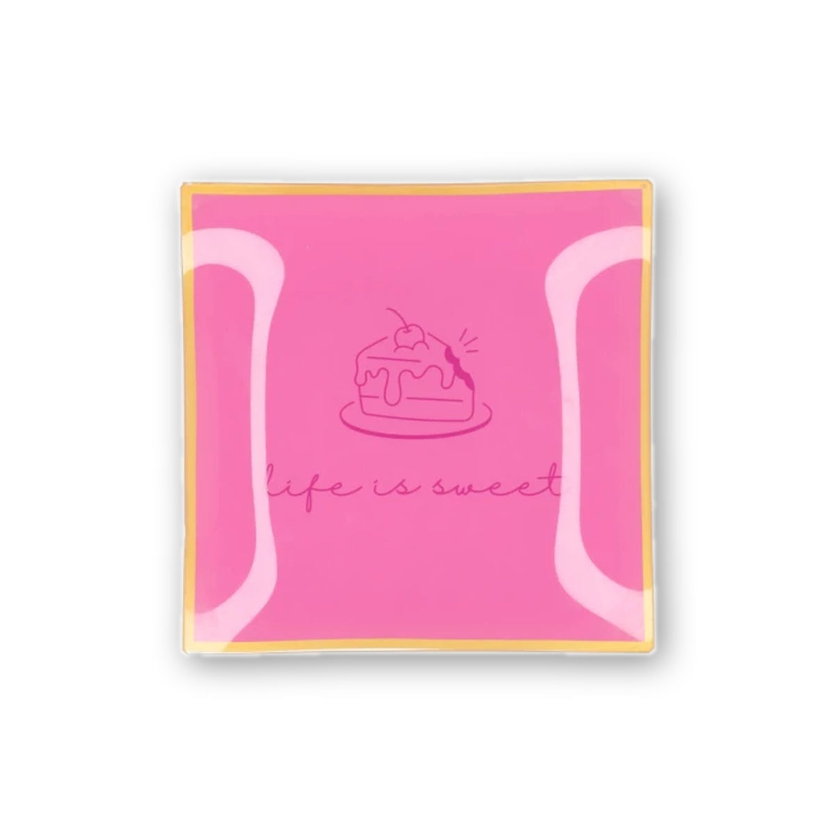 Квадратна чиния 'Life is Sweet'
