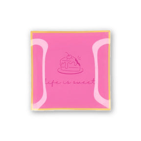 Квадратна чиния 'Life is Sweet'