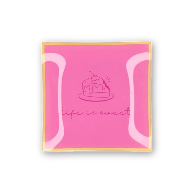 Квадратна чиния 'Life is Sweet'